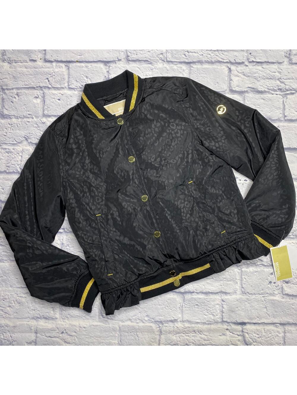 MICHAEL Michael Kors Coat in Black Leopard